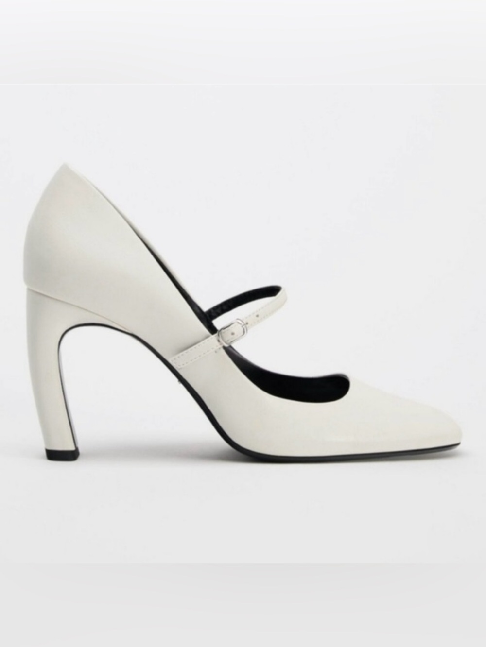 ZW Classic White Mary Jane High Heel Pump